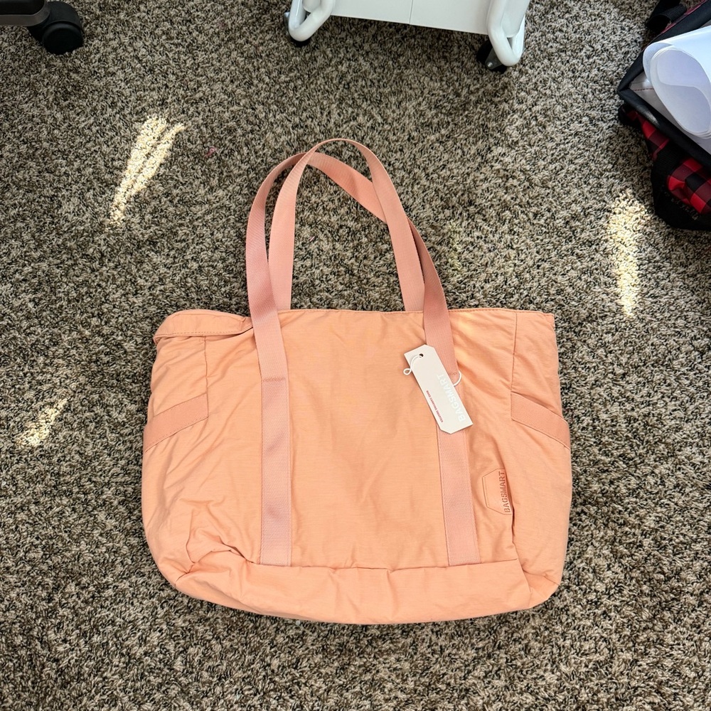 Bagsmart Peach Yoga Tote Bag NEW